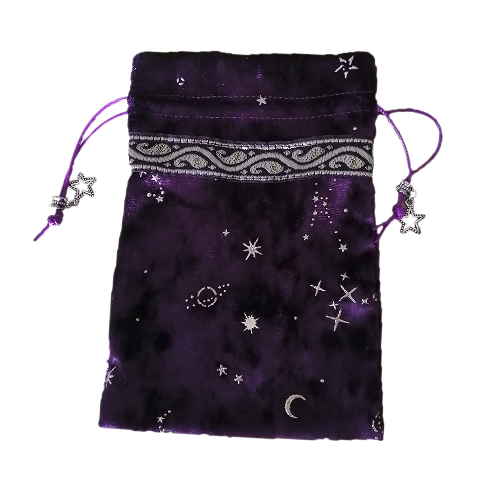 Fenteer Tarot Card Pouch - Drawstring Storage Bag for Tarot Cards, Jewelry & Small Items | Lightweight Portable Organizer | Perfect for Travel, Witchcraft & Gift Giving