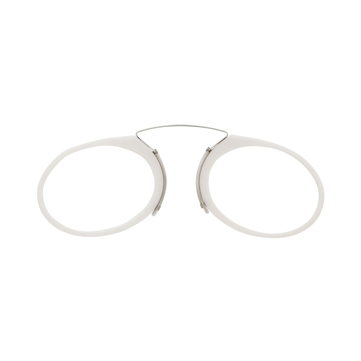 Stylish Frameless Reading Glasses for Men & Women - Prescription Magnifying Glasses with Hard Case (+3.0 White) | Perfect for Reading Books, Using Digital Devices & Office Work - ORSAY