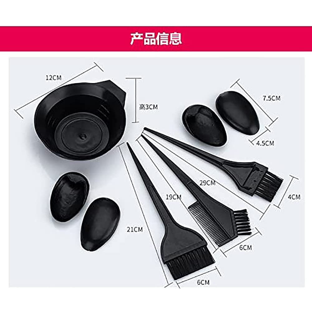 Professional Hair Coloring Kit - Multi-Use Styling Tools with Dye Brush, Mixing Bowl & Ear Shields for Salon-Quality Home Hair Dyeing | Perfect for DIY Hair Color, Highlights & Root Touch-Ups