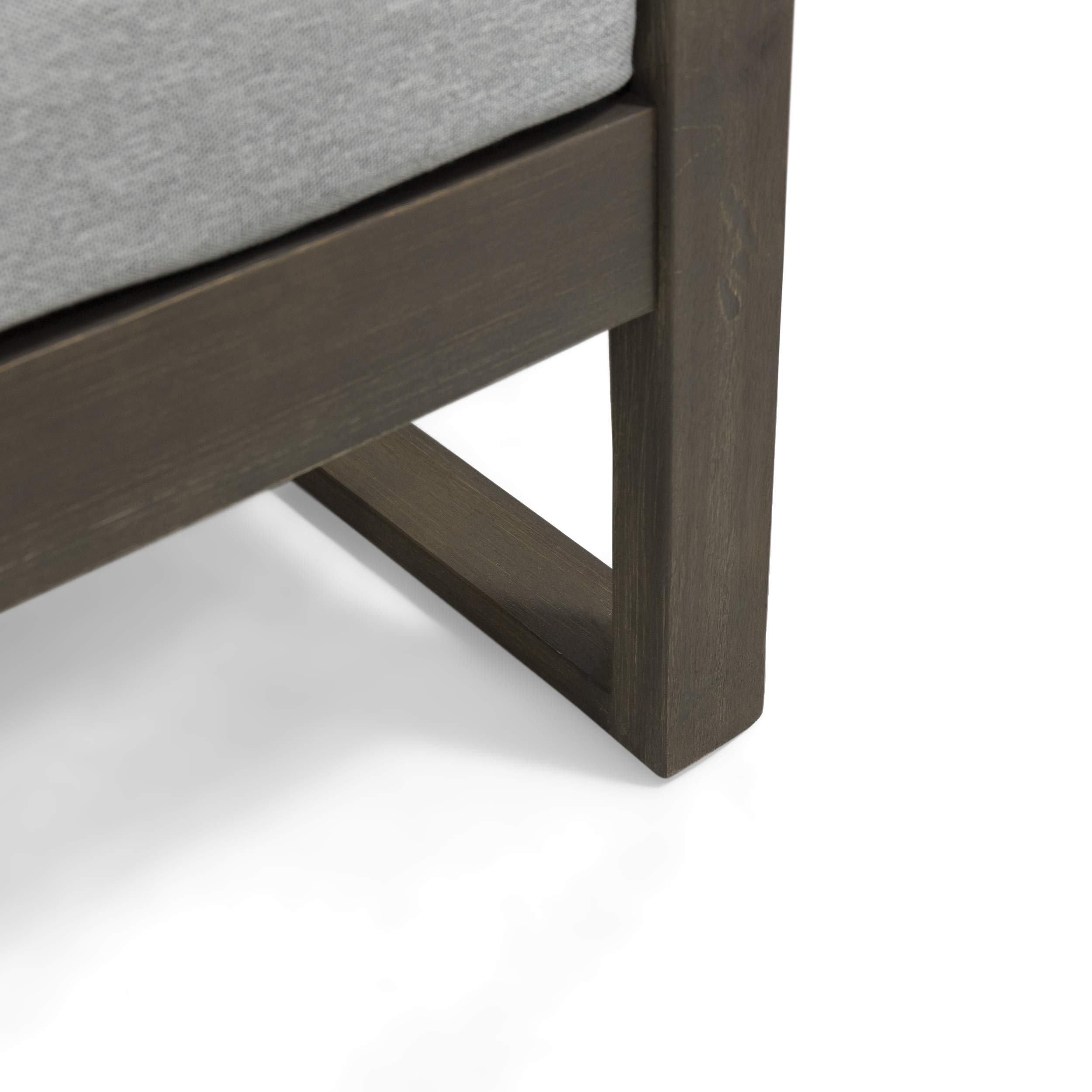 Premium Acacia Wood Outdoor Chat Set with Coffee Table - Gray & Light Gray Finish - Patio, Garden, Backyard Furniture for Relaxing & Entertaining