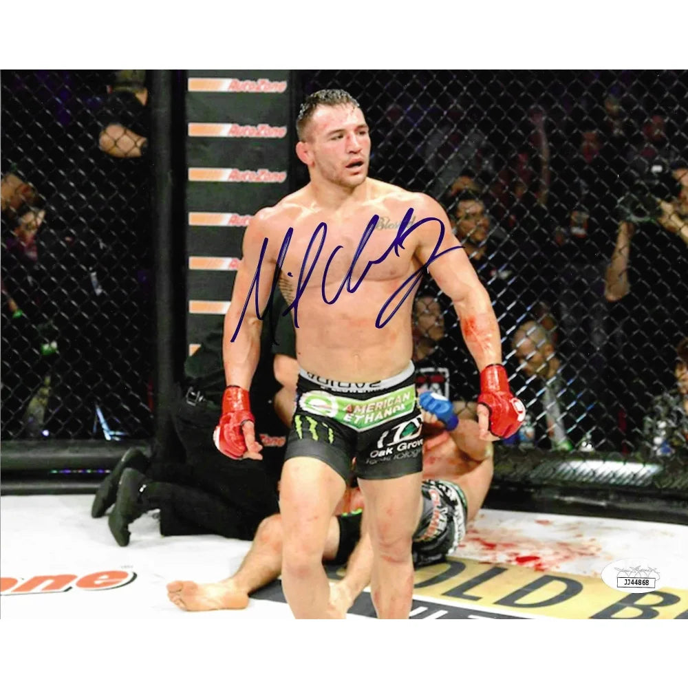 Michael Chandler Signed 8x10 Photo with JSA COA - Authentic UFC & Bellator Autograph - World Champion Collectible - Perfect for MMA Fans, Memorabilia Displays & Sports Gifts