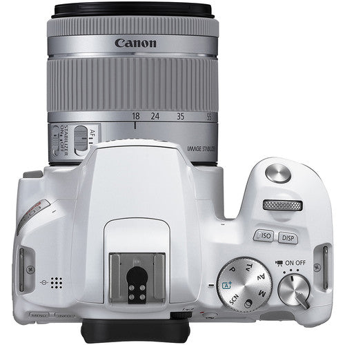 Canon EOS Rebel SL3 DSLR Camera with 18-55mm Lens Kit - 24.1MP APS-C Sensor, 4K Video, WiFi & Bluetooth (White) - Perfect for Travel Photography, Vlogging & Beginners