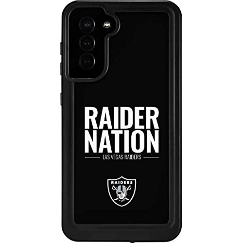 Waterproof Phone Case for Samsung Galaxy S21 Plus 5G - Officially Licensed NFL Las Vegas Raiders Team Design | Shockproof & Durable Protection for Outdoor, Sports & Daily Use