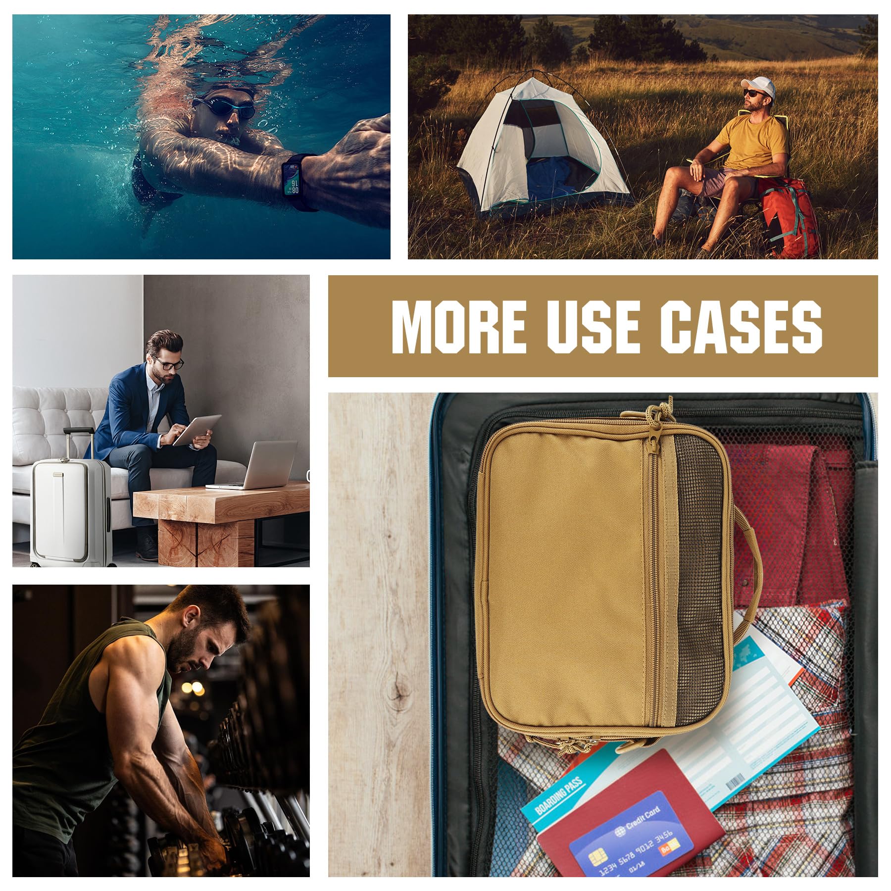 **Premium Hanging Travel Toiletry Bag for Men – Large Capacity Water-Resistant Dopp Kit, Durable Bathroom Organizer & Shaving Bag – Ideal for Gym, Camping, Business Trips & Travel Accessories**