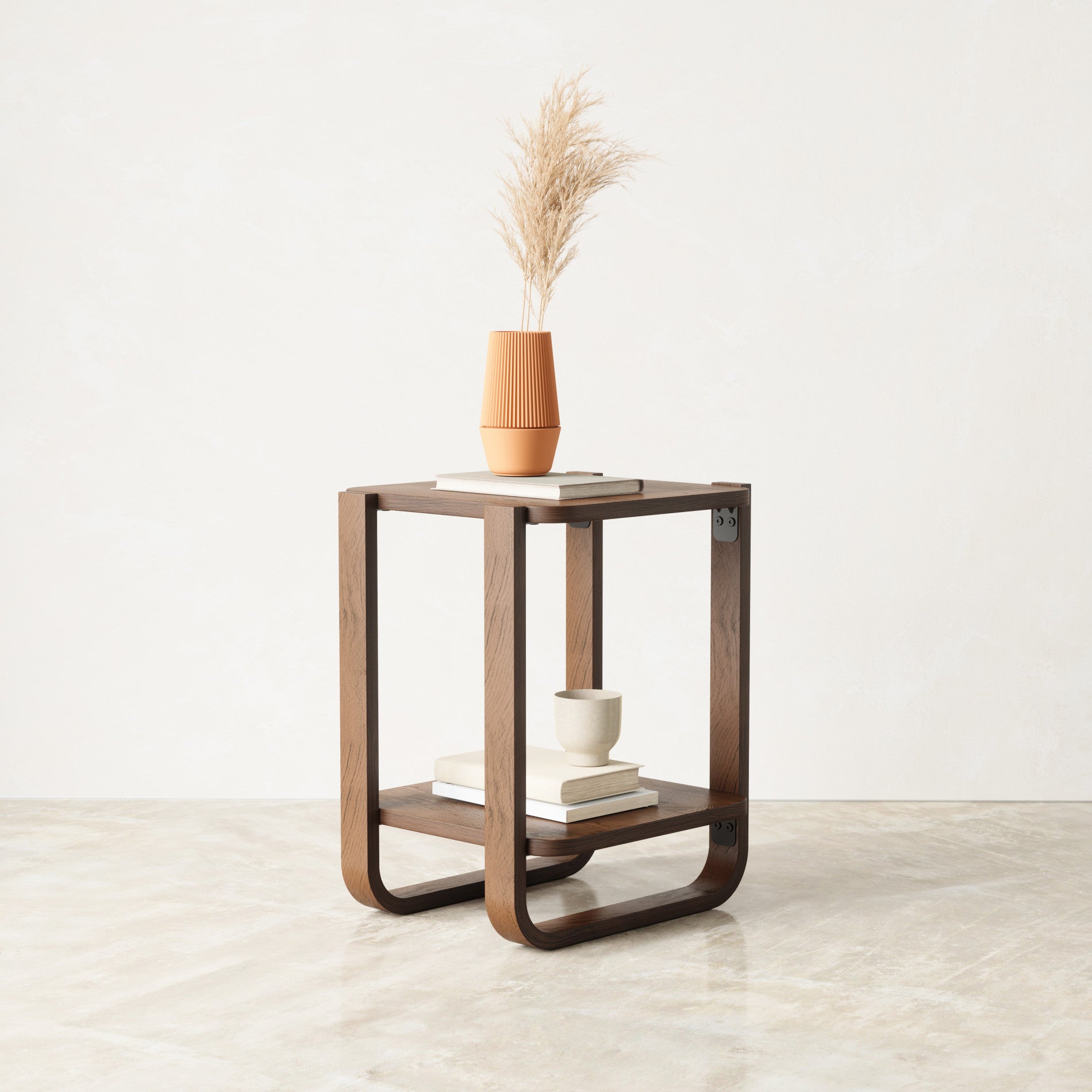 Bellwood Side Table - Modern Nightstand with Storage Shelf for Bedroom, Living Room & Office - Stylish End Table for Small Spaces