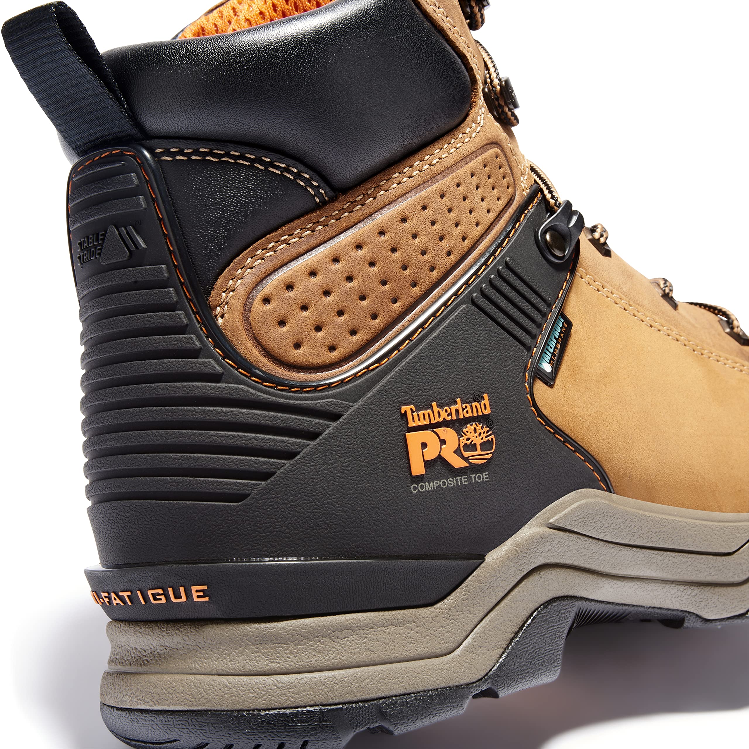 Timberland PRO Men's Hypercharge 6 Inch Composite Safety Toe Waterproof Work Boots - Steel Toe Industrial Shoes for Construction, Warehouse & Outdoor Work
