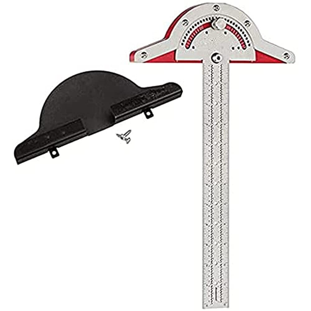 15 Inch Adjustable Angle Finder Protractor Ruler - Precision Woodworking Tool for Craftsmen, DIY Projects & Carpentry - Measure Angles with Ease for Perfect Cuts & Joints