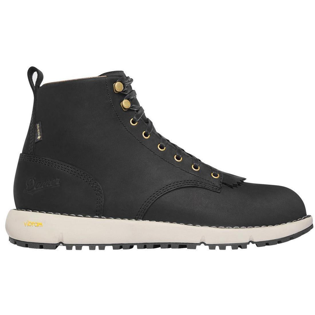 Logger 917 GTX Waterproof Work Boots for Men - Durable Black Leather Steel Toe Boots for Construction, Hiking & Outdoor Work