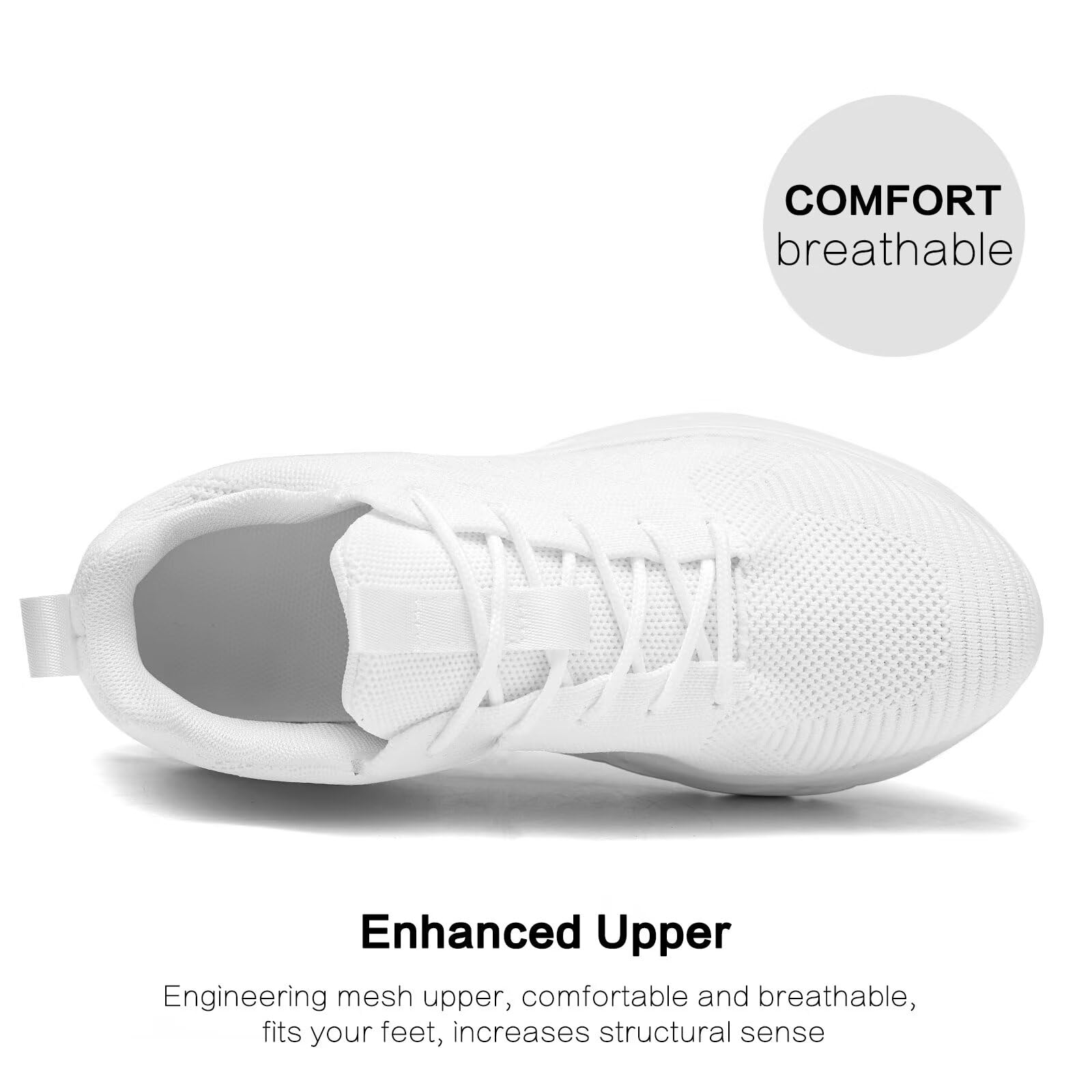 Women's Lightweight Breathable Slip-On Running Shoes - Comfortable Mesh Walking Tennis Sneakers with Soft Sole for Workout, Jogging & Casual Wear | Perfect for Gym, Travel & Everyday Activities