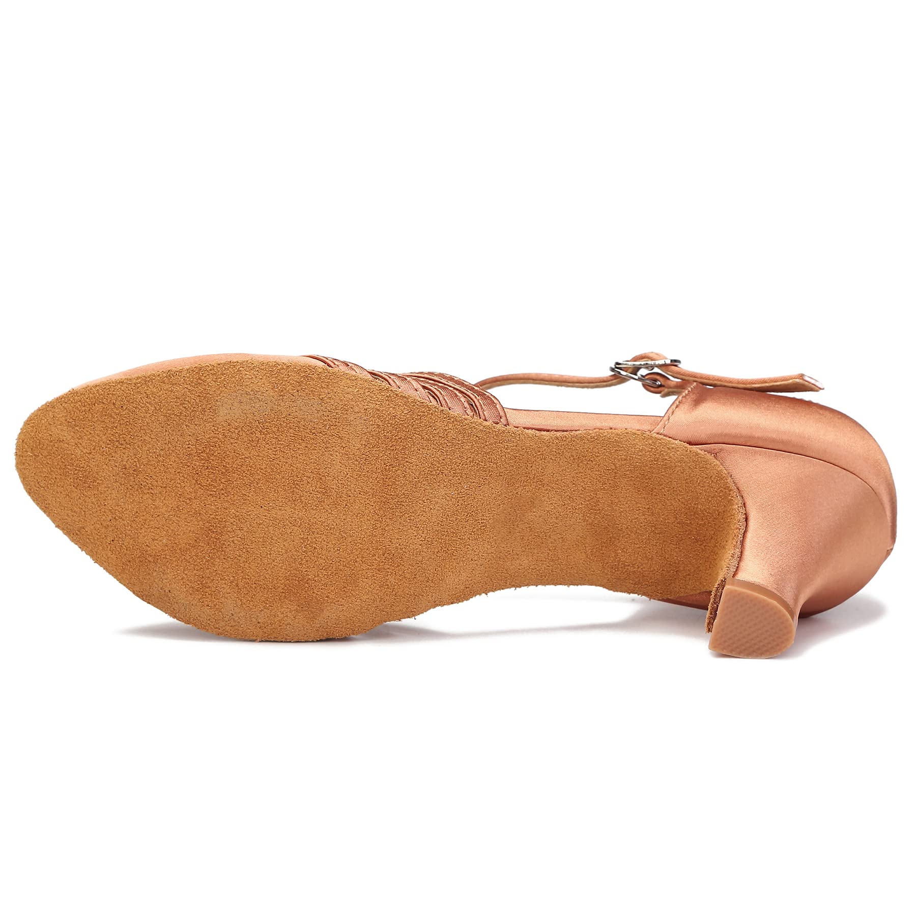 Best Women's Ballroom Dance Shoes - Closed Toe Latin Salsa Dance Shoes ZB12 for Professional & Social Dancing - Perfect for Weddings, Performances & Dance Classes
