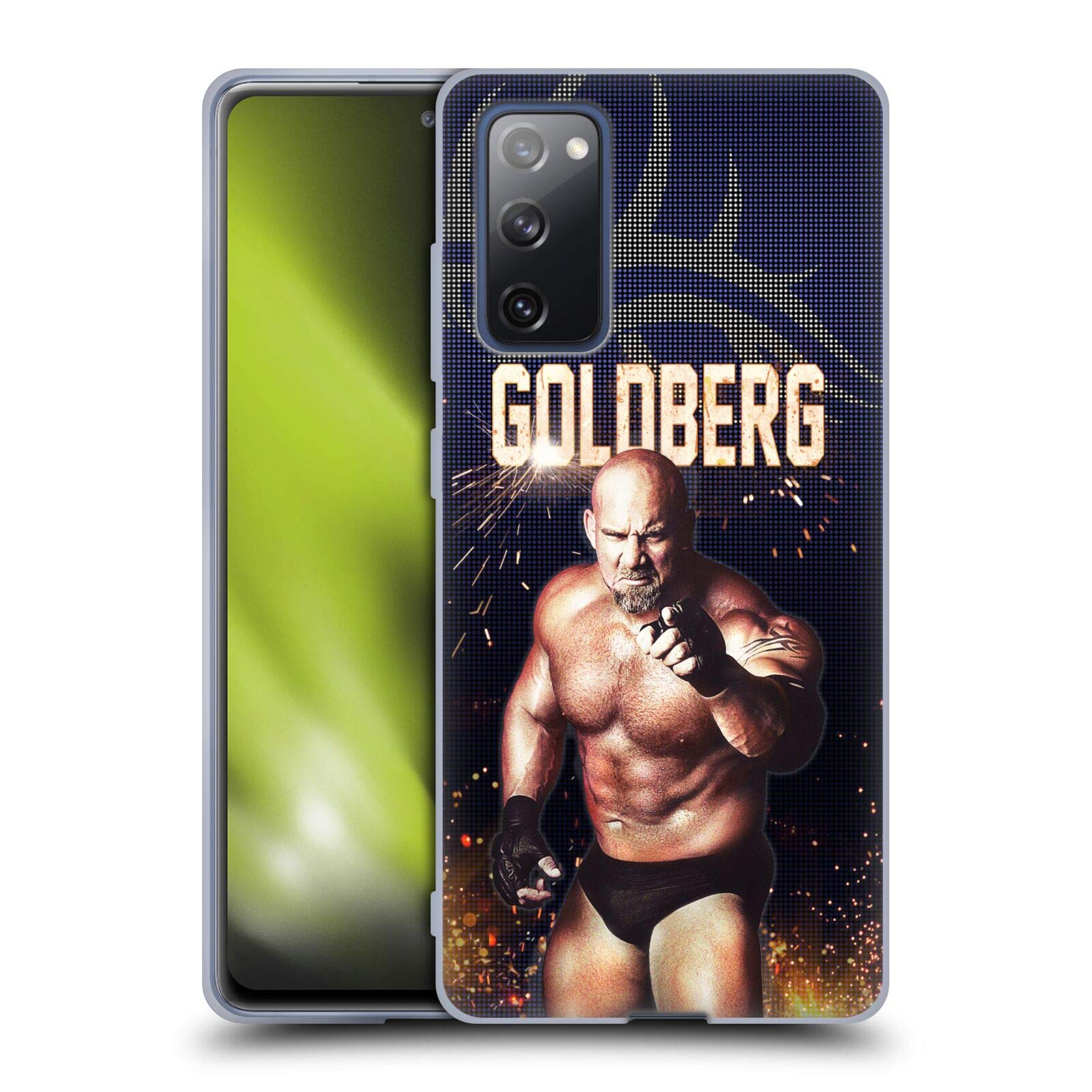 Head Case Designs WWE Goldberg Superstars Soft Gel Case for Samsung Galaxy S20 FE 5G - Durable Protection for Wrestling Fans