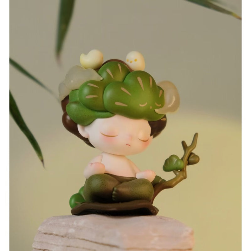 DIMOO By Your Side Series Meditation Plush Toy - Cute Stress Relief Companion for Kids & Adults | Perfect for Home, Office, and Travel Relaxation