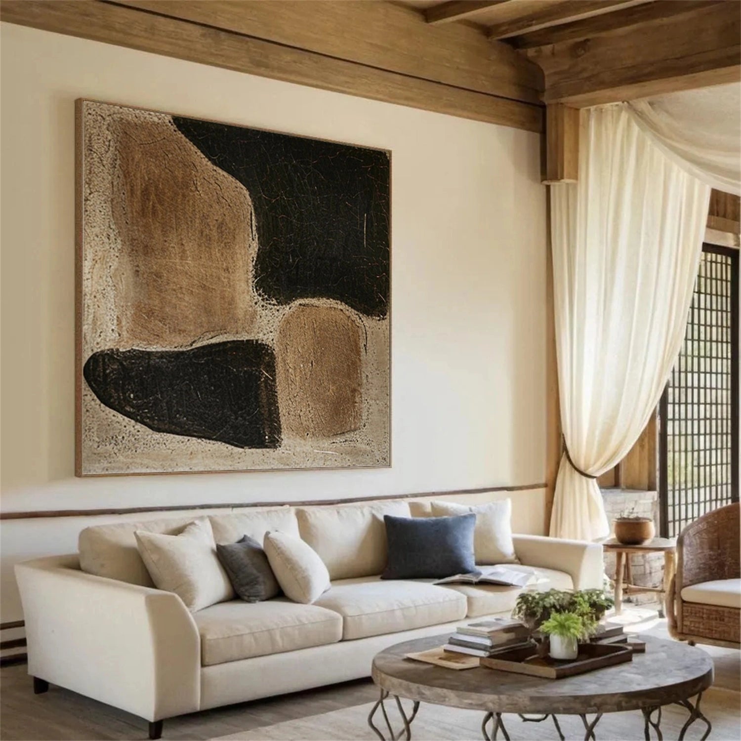 Abstract Tranquility Wall Art Print #WS207 - Modern Home Decor for Living Room, Bedroom & Office