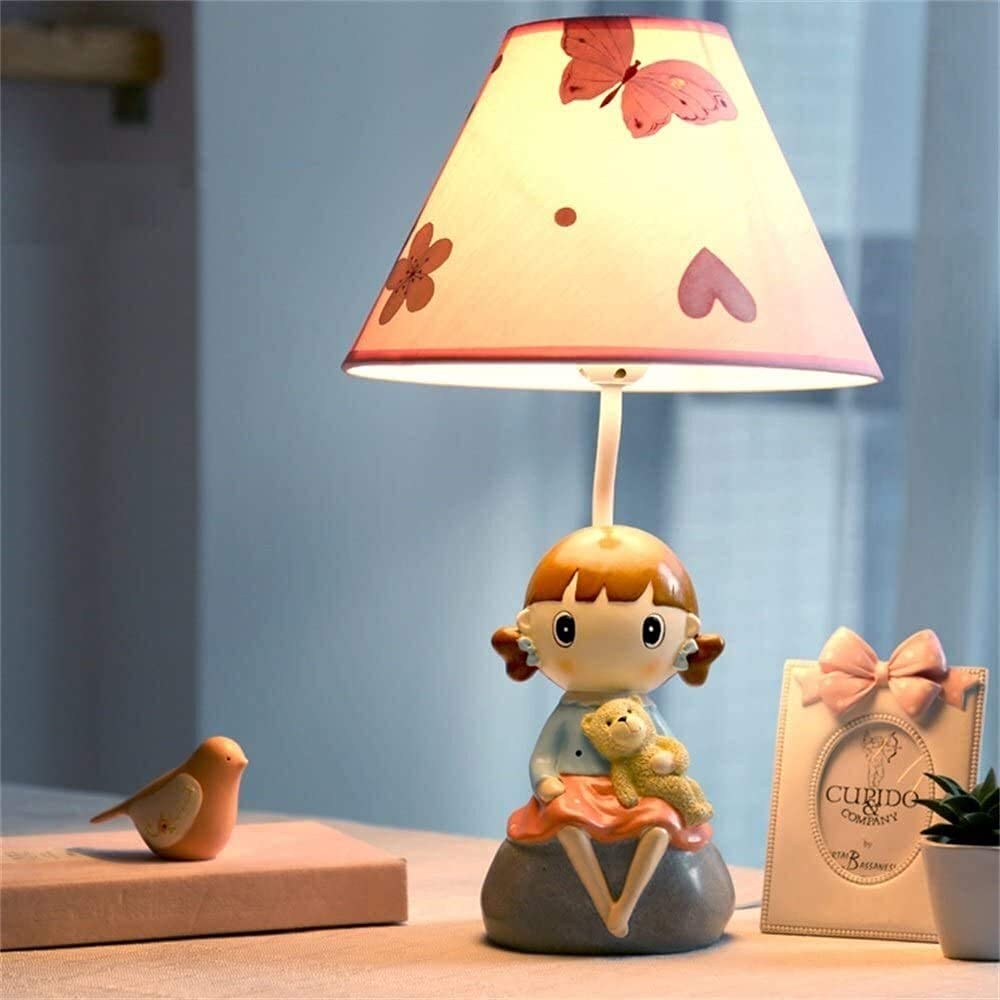 **Cartoon Mushroom LED Desk Lamp - Cute Night Light for Kids Bedroom, Nursery, and Study Room - Dimmable & Energy-Efficient Mushy Lamp for Boys & Girls**    *(Perfect for Bedside Reading, Nighttime Comfort, and Playroom Decor)*