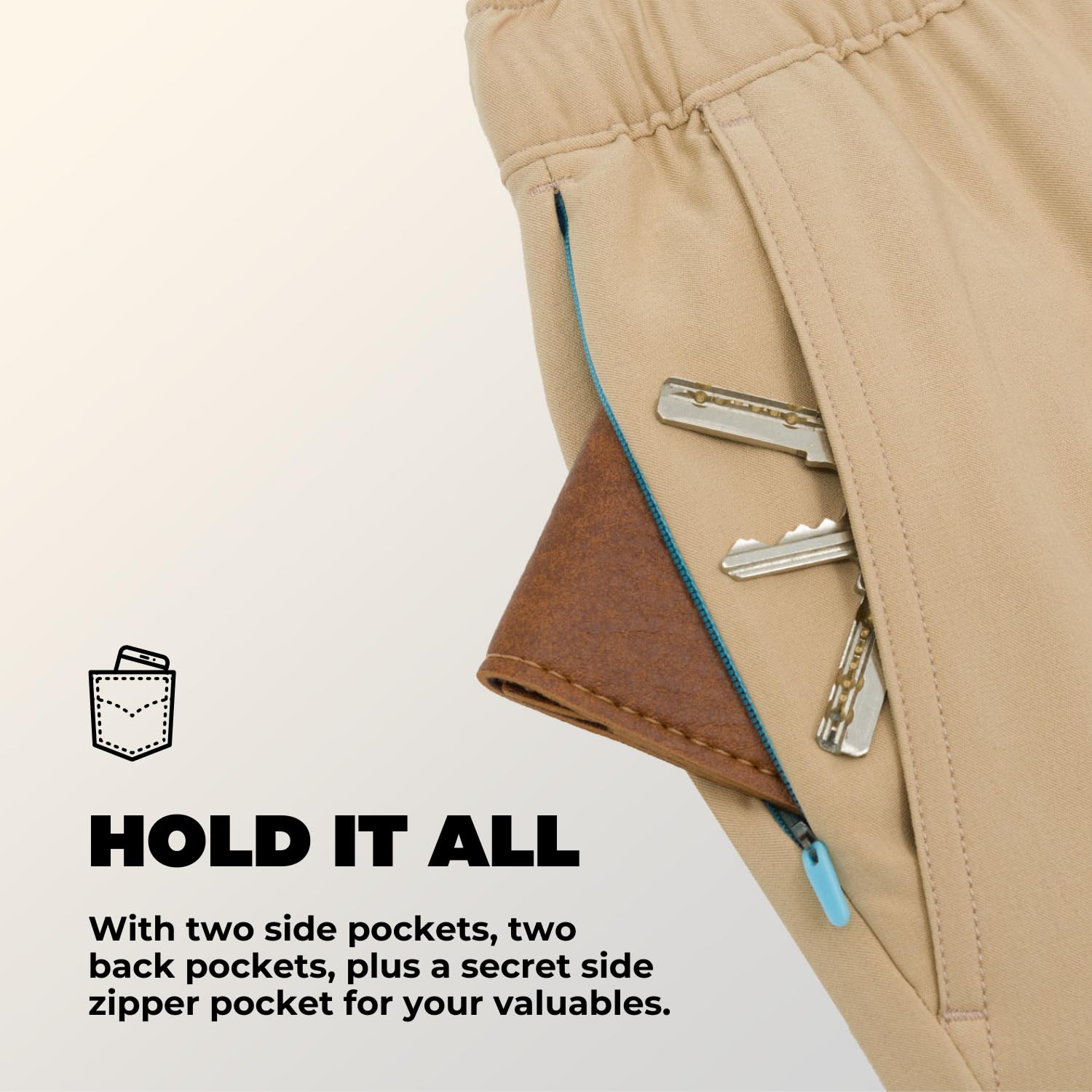 Chubbies Men's Stretch Chino Pants - Wrinkle Resistant Comfort with 30