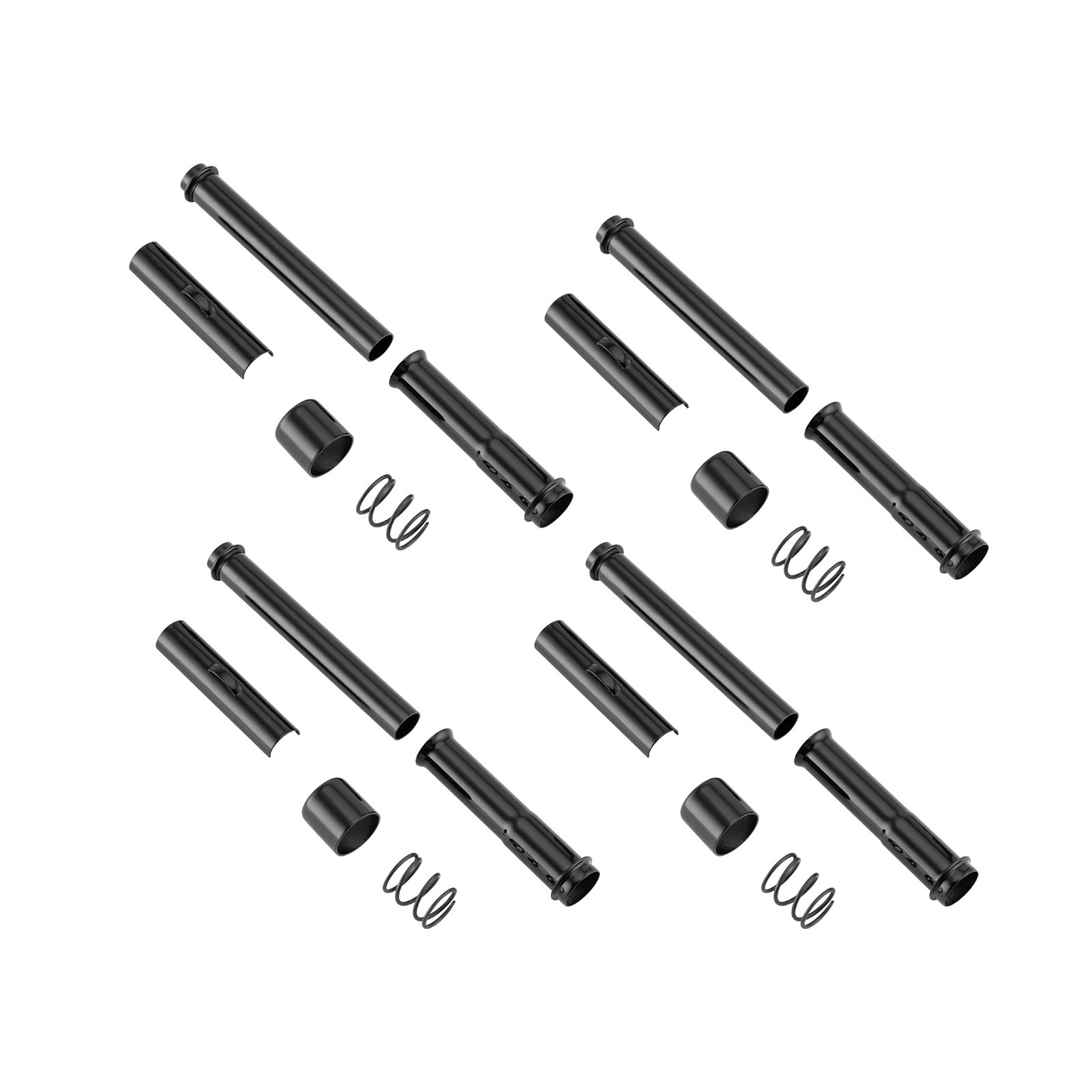 1984-1999 Harley-Davidson Evolution (EVO) Pushrod Cover Kit - Chrome Replacement Parts for Harley Motorcycles - Perfect for Restoration & Custom Bike Builds