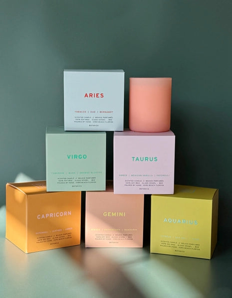 Gemini Zodiac Sign Scented Candle - Perfect for Astrology Lovers, Birthday Gifts & Home Decor Aromatherapy