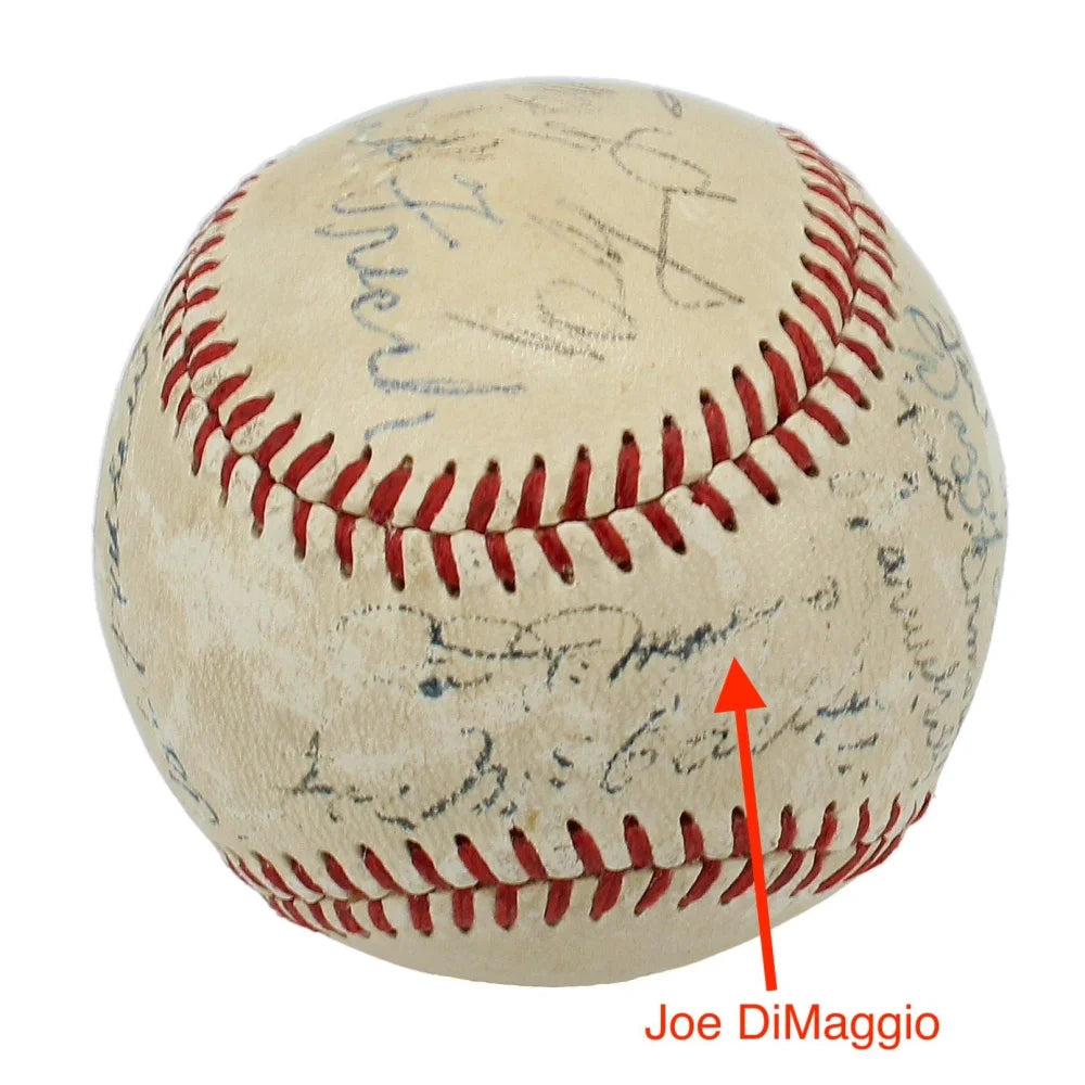 1955 Cooperstown Hall of Famers Baseball Signed by Cy Young, Ty Cobb & 14 Others with JSA COA - Authentic Vintage Sports Memorabilia for Collectors & Baseball Fans - Perfect for Display in Man Caves, Sports Bars & Memorabilia Collections