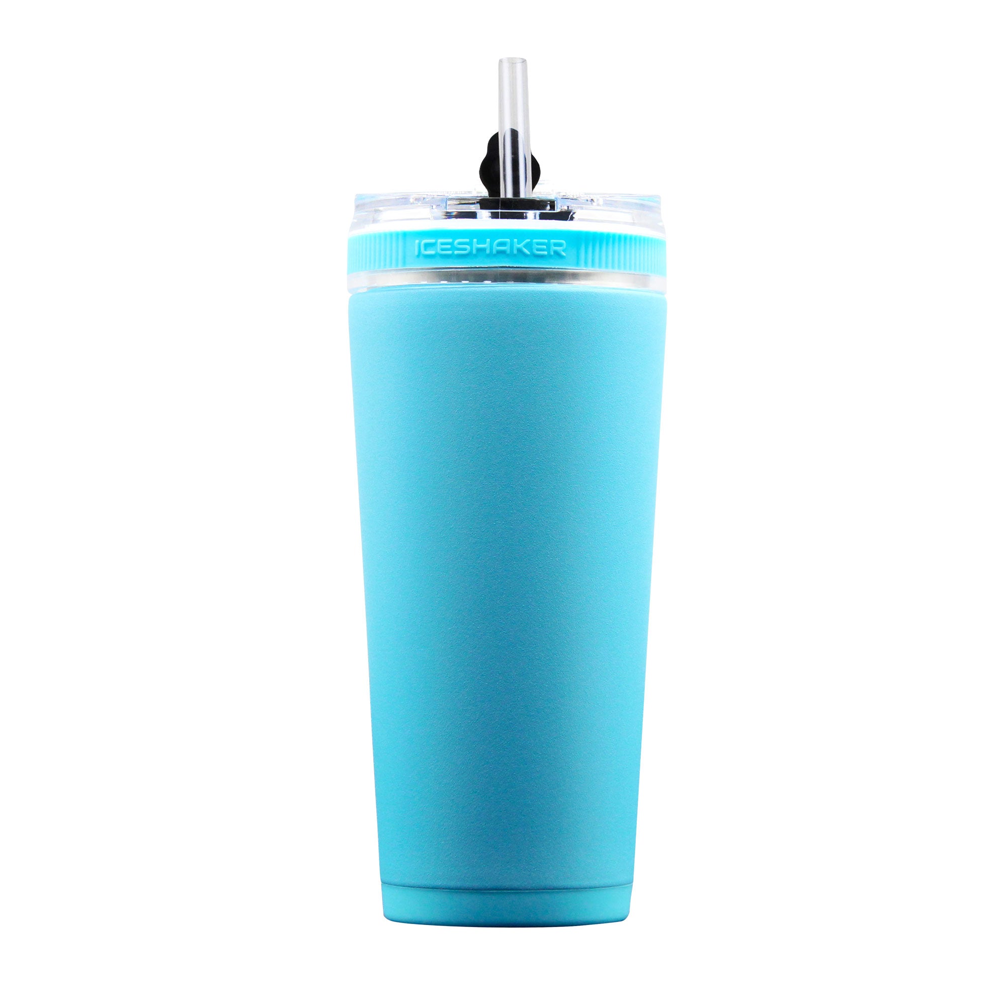 26oz Flexible Water Bottle - Leak Proof, BPA Free, Caribbean Blue - Perfect for Gym, Hiking, Travel & Outdoor Activities