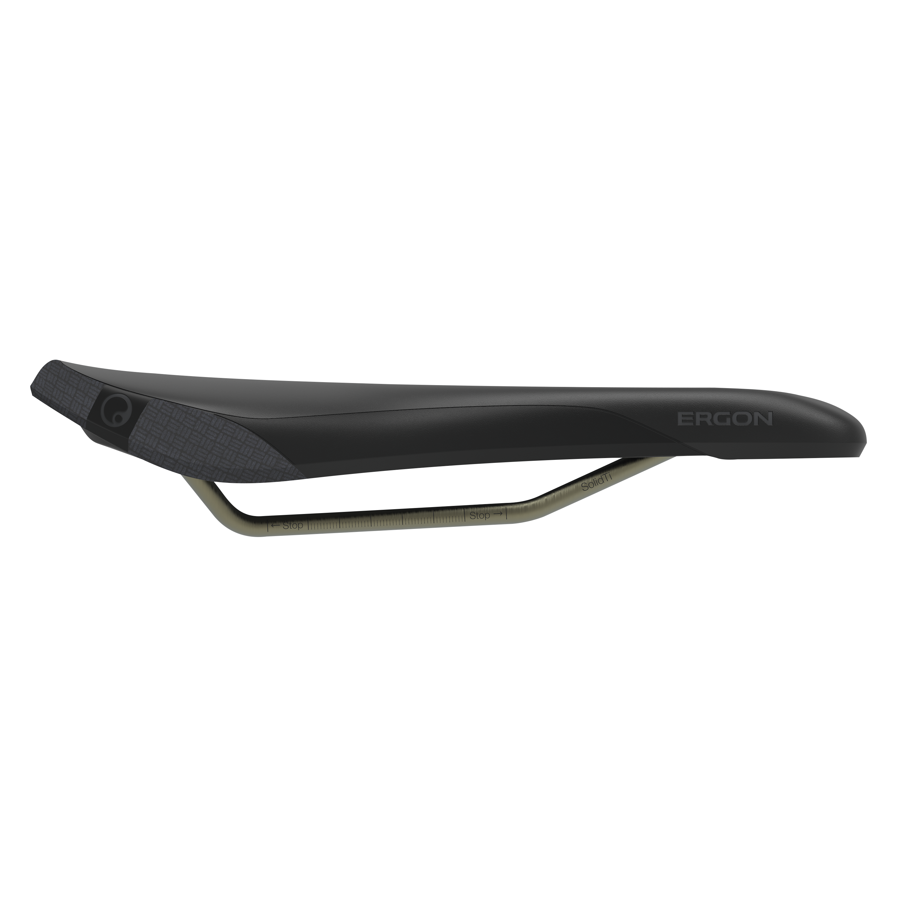Ergon SM Enduro Pro Ti Men's Mountain Bike Saddle - Lightweight Titanium Rails for Enduro & Trail Riding - Perfect for Long-Distance Cycling & Technical Descents