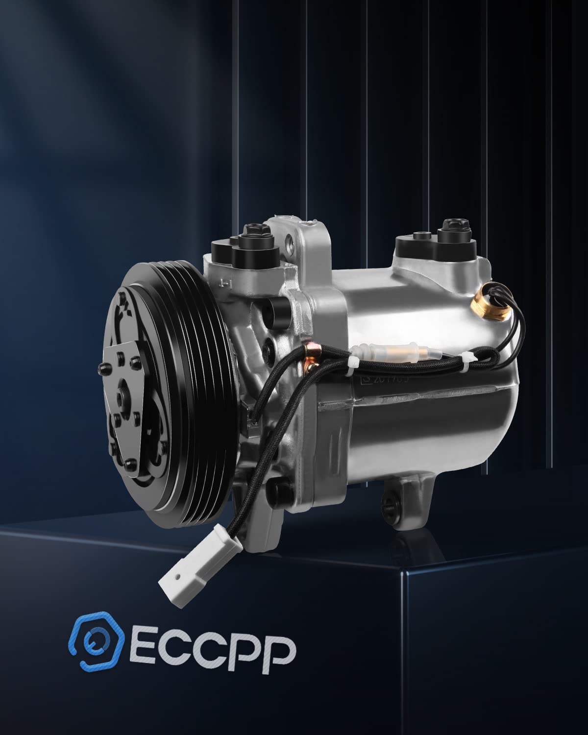 ECCPP AC Compressor Replacement for 1995-2005 Suzuki Esteem & Grand Vitara 1.6L 2.5L - High Performance Air Conditioning Compressor | Perfect for Summer Road Trips & Hot Weather Driving