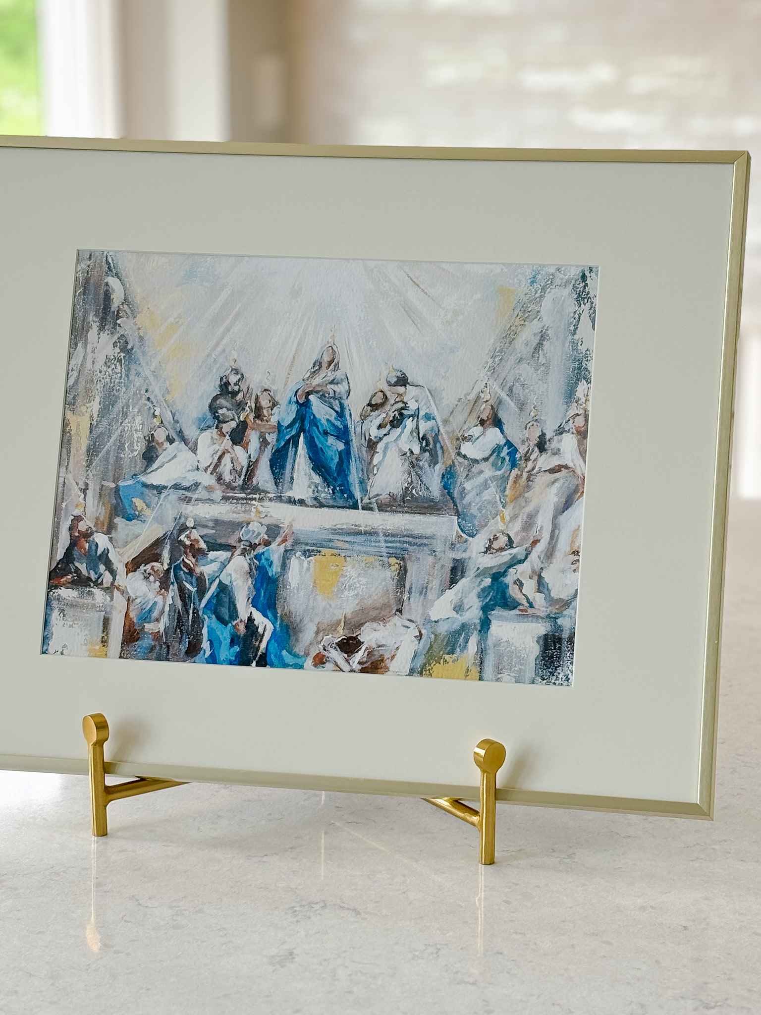 Pentecost Print - Religious Wall Art Decor for Home, Church & Office - Inspirational Christian Gifts & Faith-Based Decorations