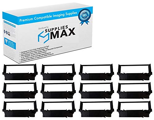 Compatible Replacement Ribbon Cartridge for Star SP-700 SP-712 SP-742 POS Printers - 12 Pack (30980751B_12PK) | Ideal for Retail Stores, Restaurants & Business Receipt Printing