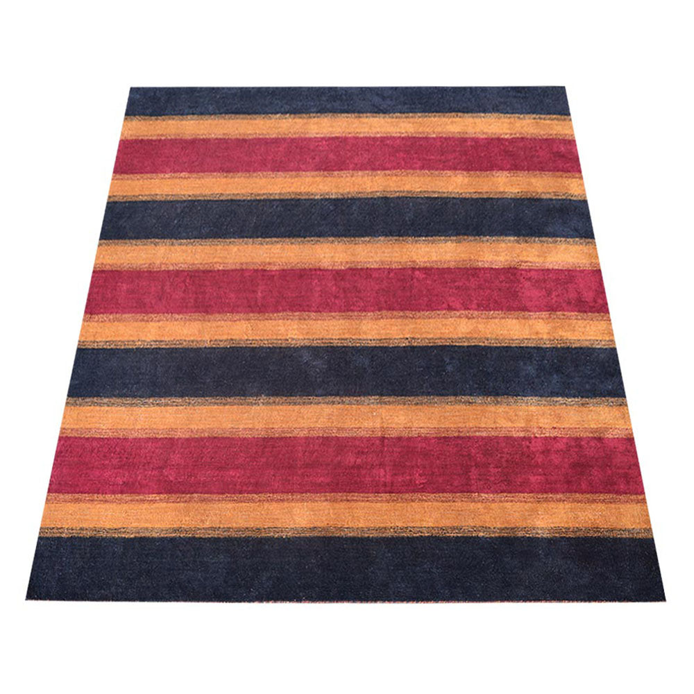 Handmade Amber Wool Hand-Knotted Area Rug - Traditional Persian Design for Living Room, Bedroom & Home Decor