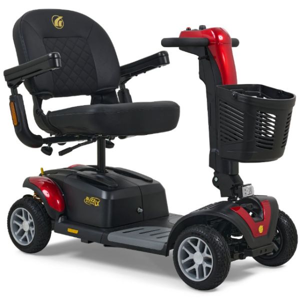 Golden Technologies Buzzaround LX 4 Wheel Mobility Scooter - Lightweight & Foldable Electric Scooter for Adults & Seniors - Perfect for Shopping, Travel & Outdoor Activities
