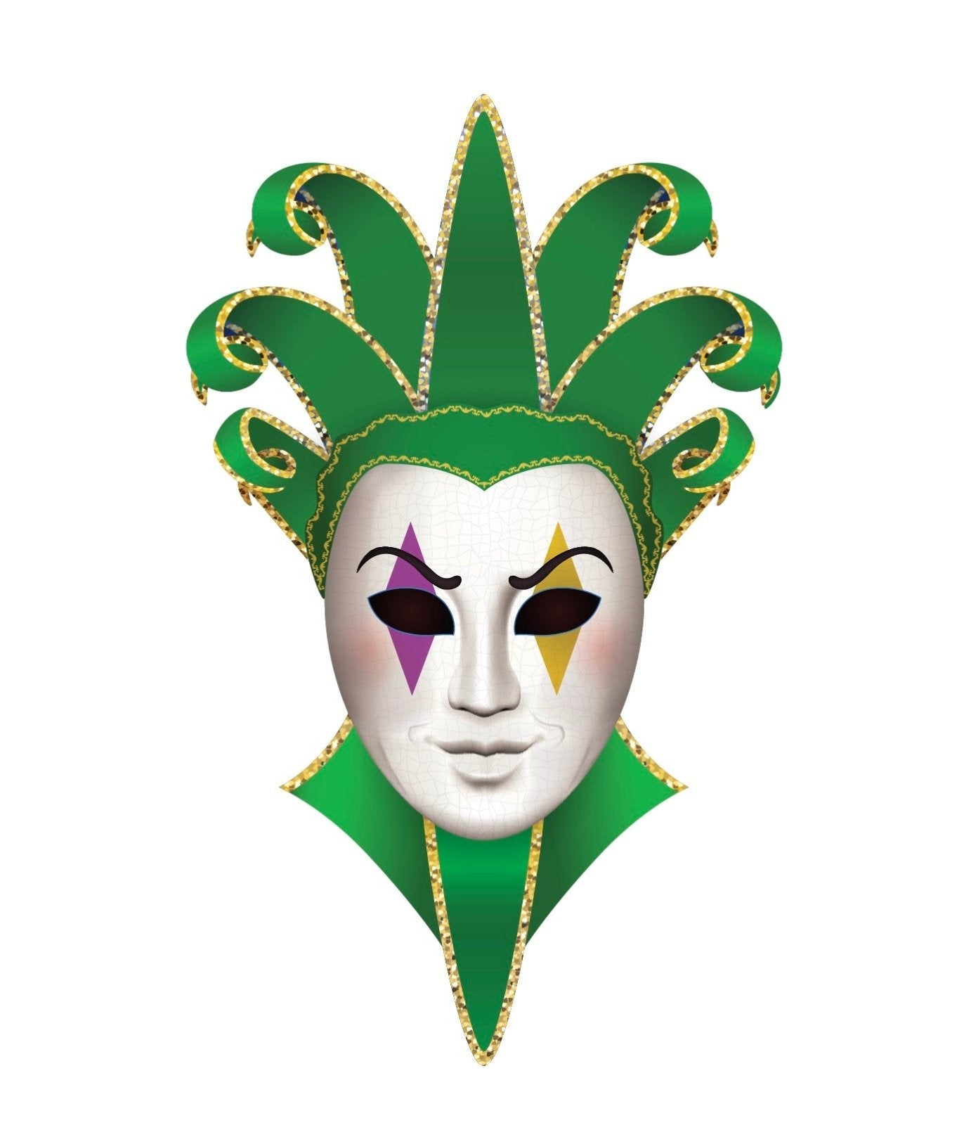 Venetian Mask Decals - Elegant DIY Home Decor & Party Supplies for Mardi Gras, Halloween, and Venetian-Themed Events