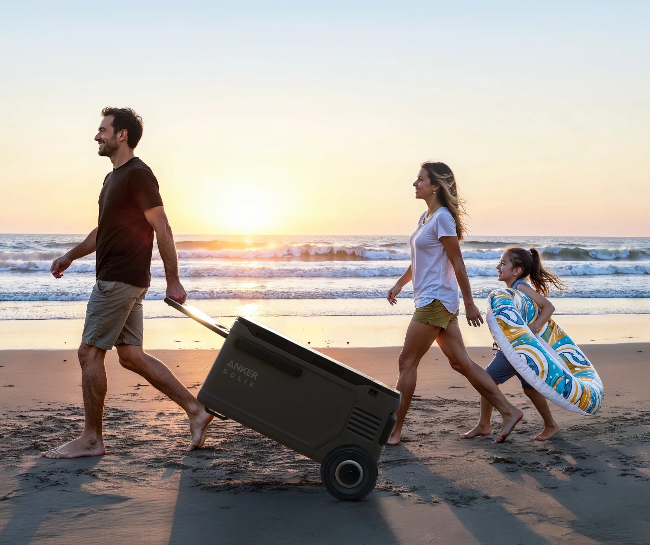 Anker SOLIX EverFrost 2 Beach Wheels - Portable Cooler Wheels for Outdoor, Camping & Beach - Heavy Duty All-Terrain Cart Wheels for Coolers, Ice Chests & Picnic Gear
