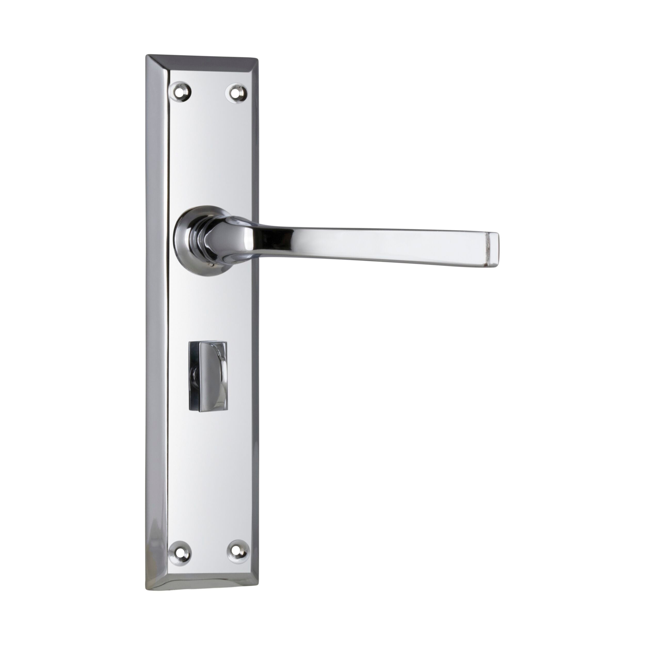 0684P Chrome Plated Door Lever Menton Privacy Pair - 8.86