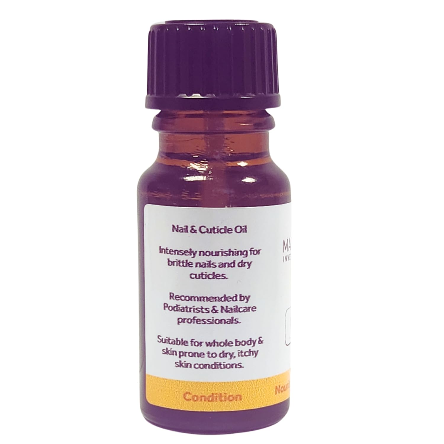 Marble Hill Vitamin E Nail & Cuticle Oil for Dry Brittle Damaged Nails - 10ml Nail Strengthener Treatment with Brush - Perfect for Manicures, Pedicures & At-Home Nail Care