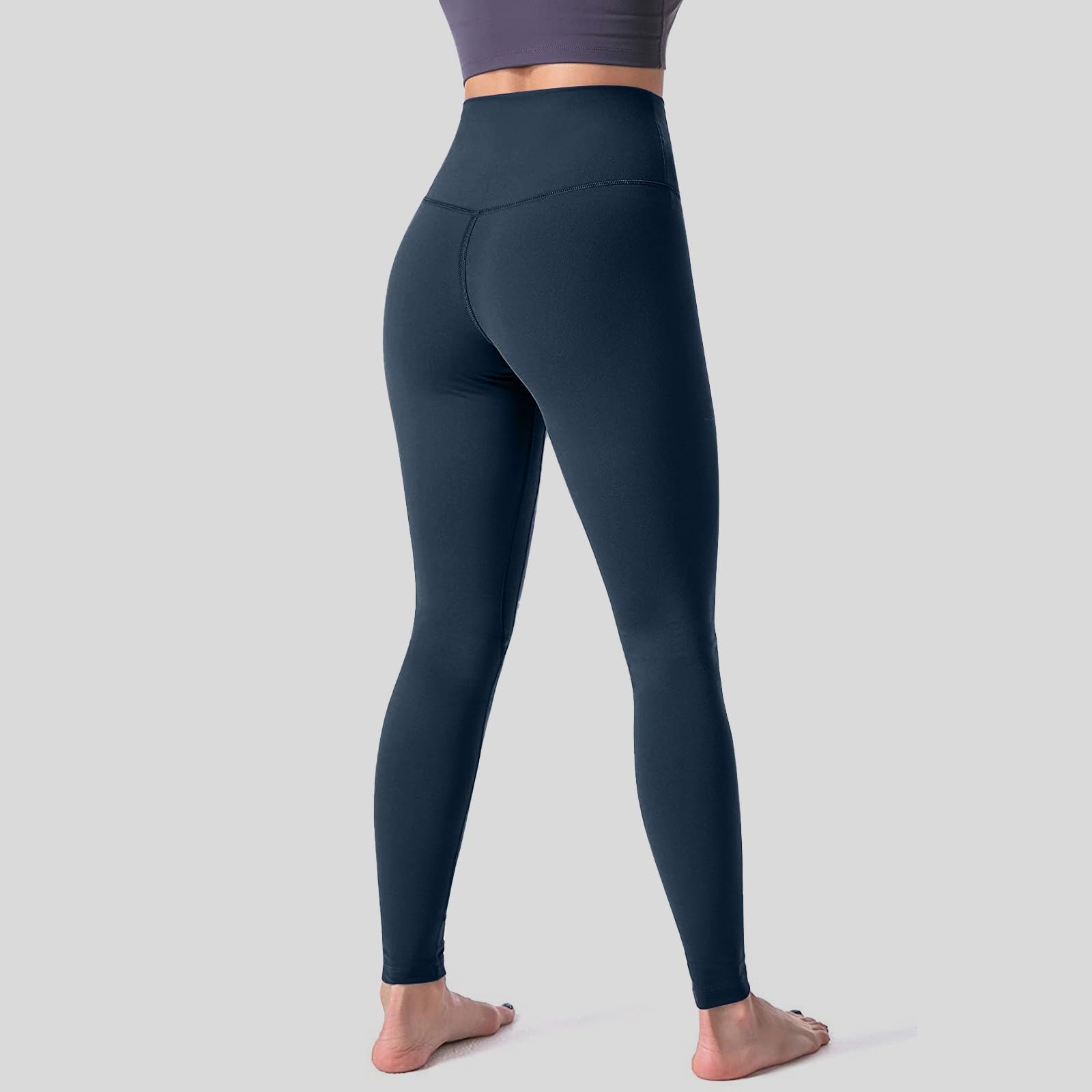 Sweetflex High Waisted Yoga Pants for Women - Tummy Control Compression Leggings - Comfy Workout & Lounge Wear for Yoga, Gym & Everyday Use