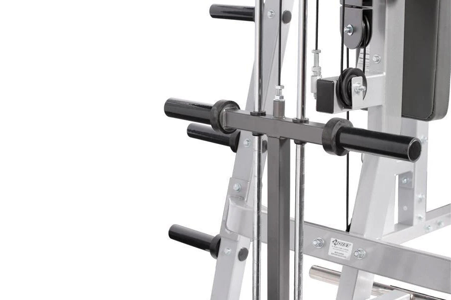 Hoist HF-9003 Plate Loaded Lat Pulldown and Low Row Machine - Home Gym Strength Training Equipment for Back & Arm Workouts