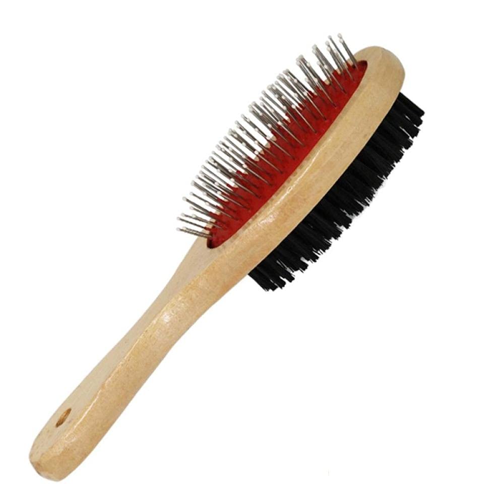 Double Sided Pet Brush for Dogs & Cats - Gentle Grooming at Home