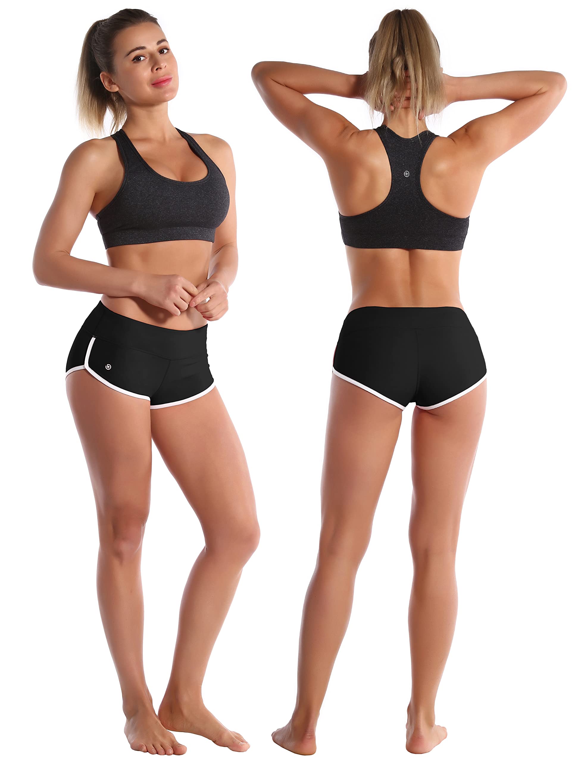 BUBBLELIME Women's Sexy Booty Yoga Shorts XS-XXL - High Waisted Tummy Control Workout Shorts for Running, Fitness & Yoga - Moisture Wicking & UPF 30+ Sun Protection - Perfect for Gym, Lounge & Outdoor Activities