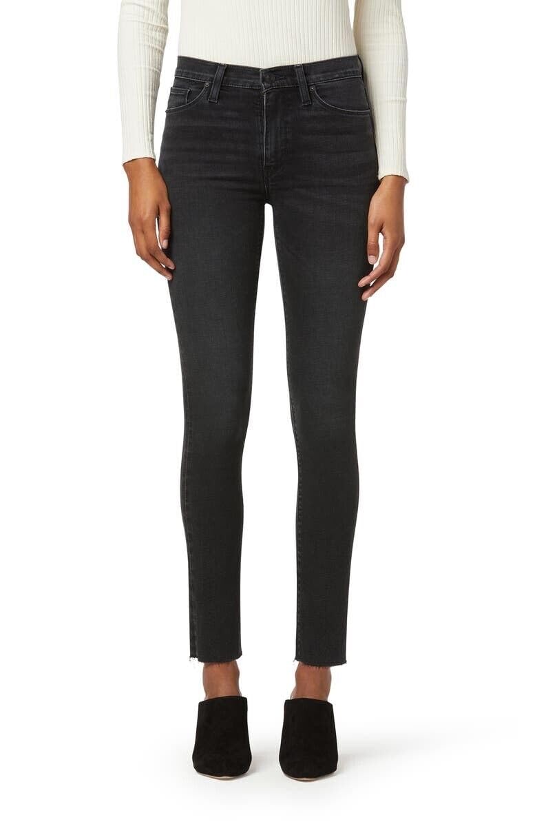 HUDSON Women's Barbara High Rise Super Skinny Ankle Jeans - Stretch Denim Pants for Casual Wear & Night Out