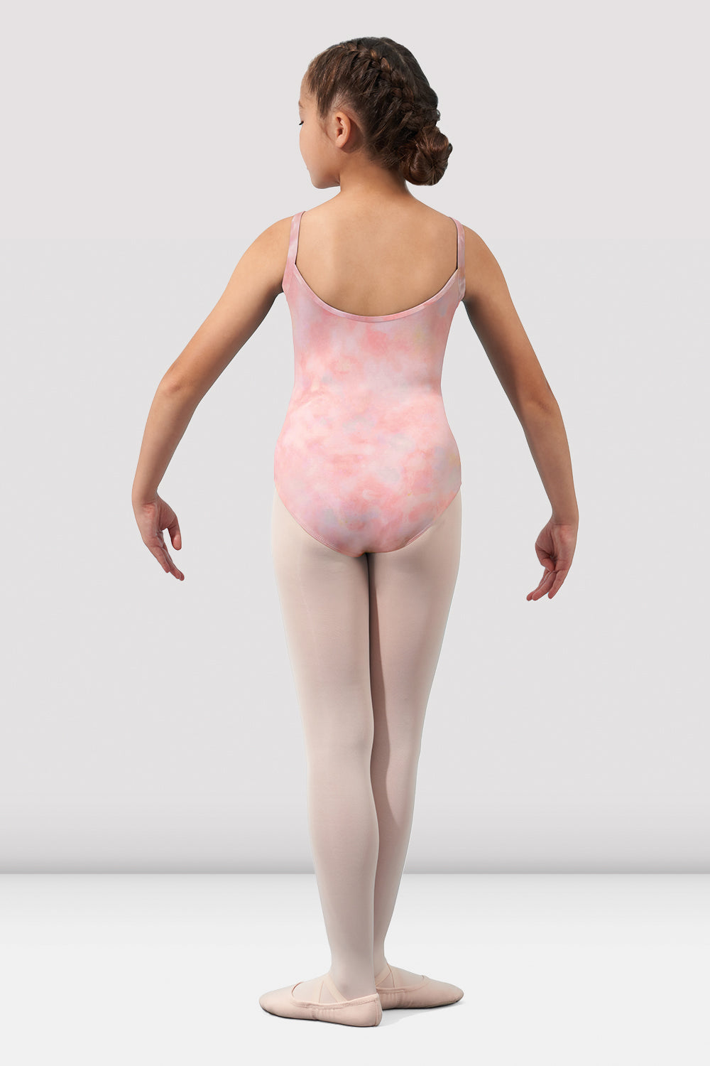 Girls Mirella Watercolor Scoop Neck Leotard - Ballet Dance Leotard for Kids, Toddler & Youth - Perfect for Ballet Class, Recital & Performance