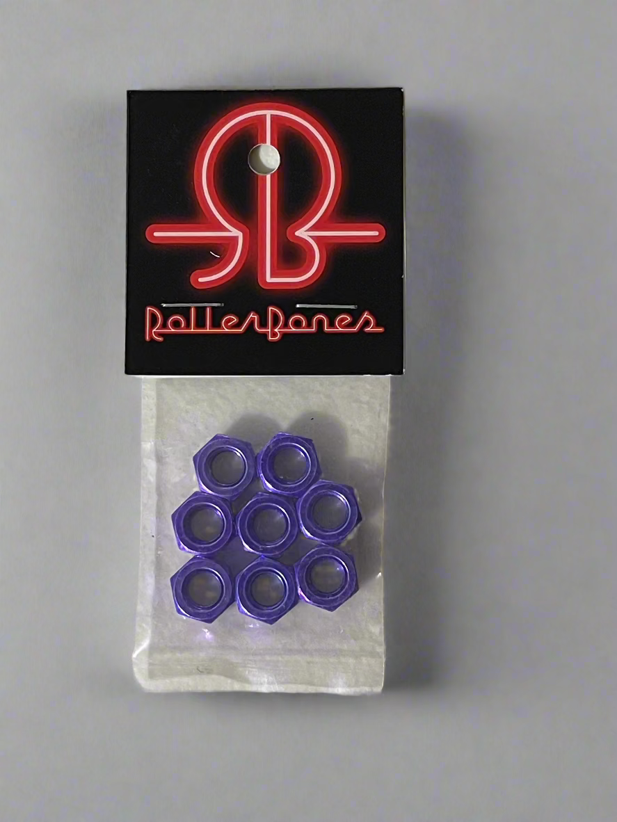 8MM Roller Bones Axle Nuts - High-Quality Skateboard & Scooter Replacement Parts for Smooth Riding Experience