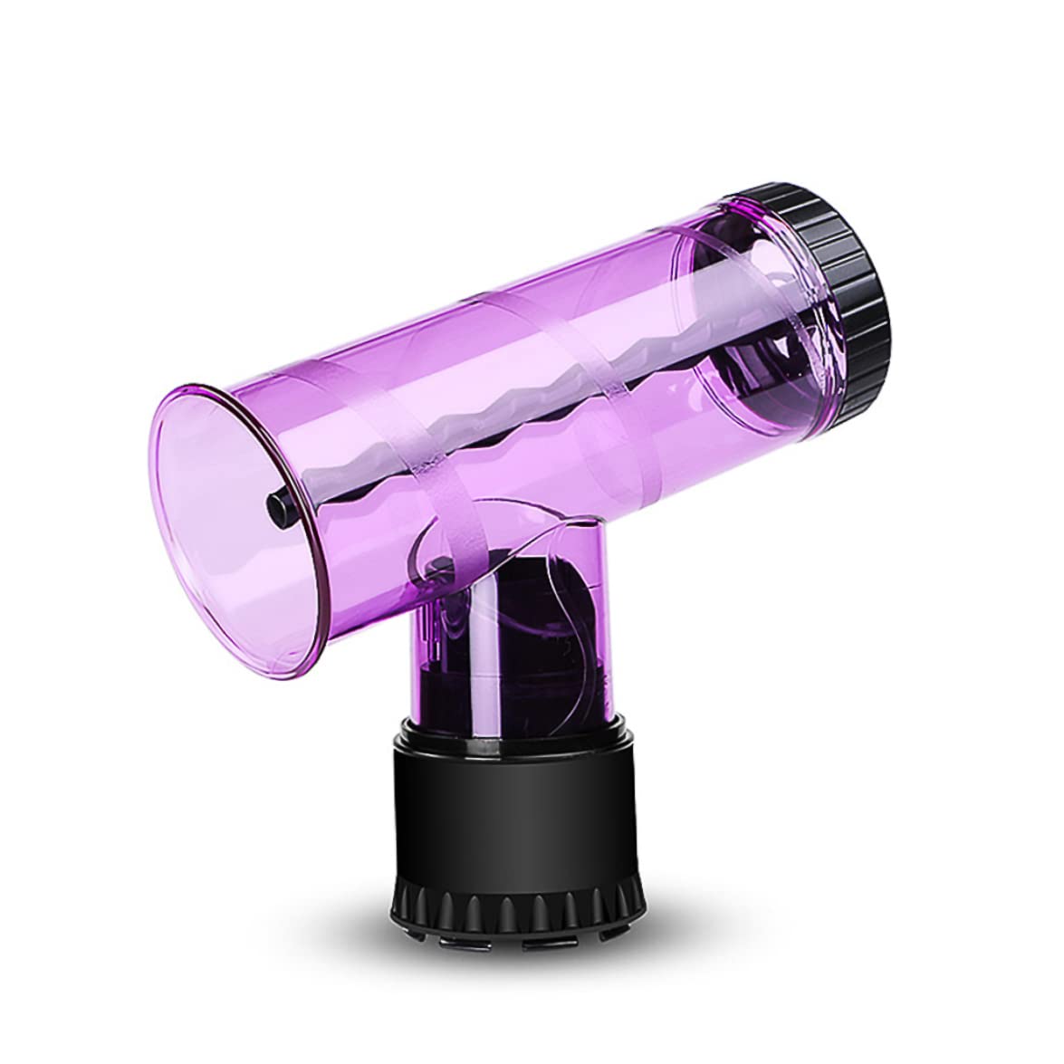 KANTANZE Magic Hair Roller Drying Cap - Blower Diffuser Cover for Curly & Wavy Hair - Purple Plastic Hair Diffuser for DIY Styling - Perfect for Salon, Home Use & Travel