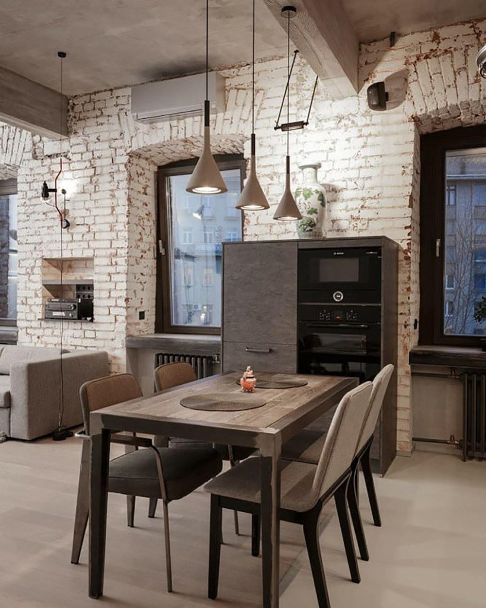 Modern Conical Concrete Pendant Light - Industrial Style Hanging Lamp for Kitchen Island, Dining Room & Living Room Decor