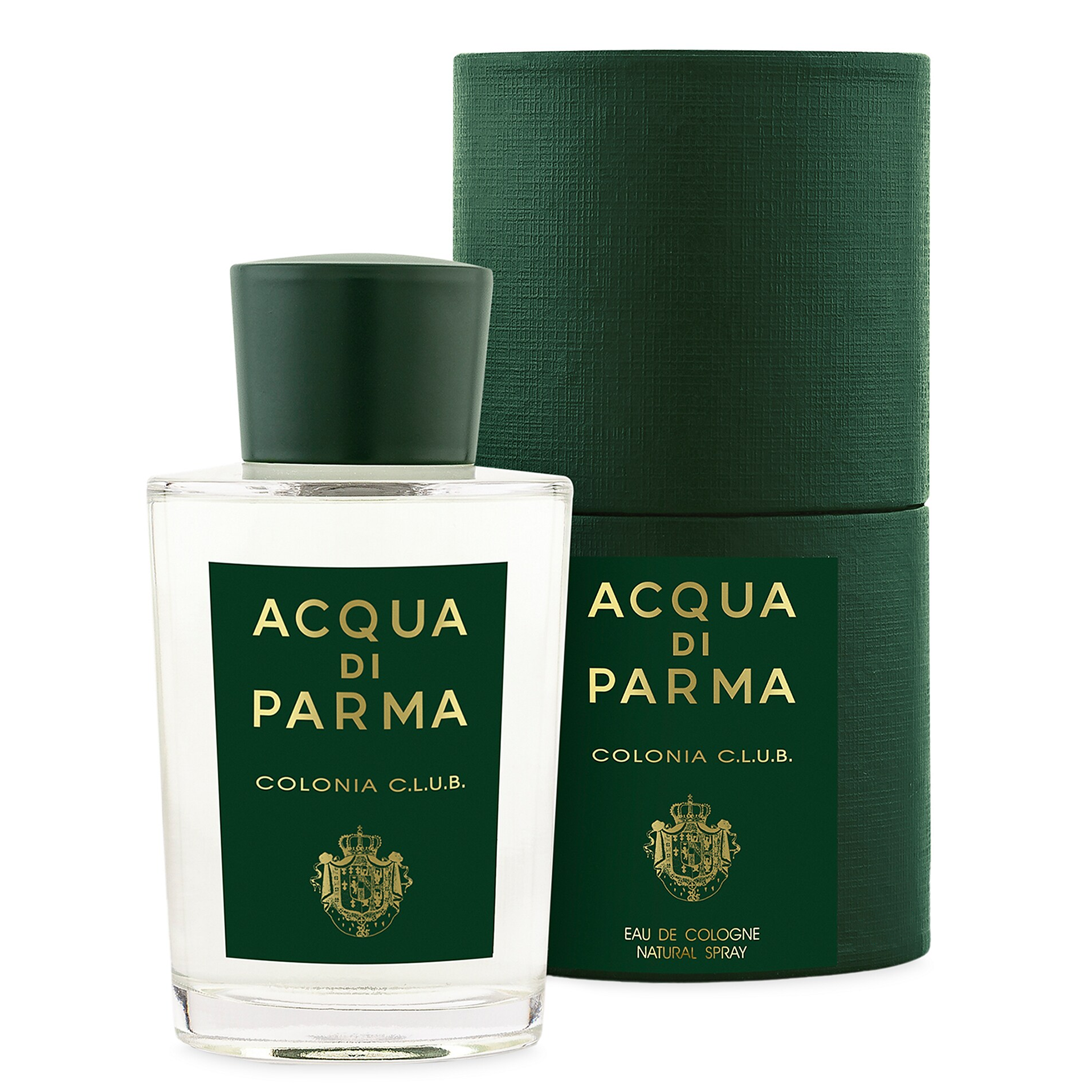 Acqua Di Parma Colonia C.L.U.B. Eau de Cologne 100ml for Men - Fresh Citrus & Woody Fragrance for Day & Night Wear, Office & Special Occasions