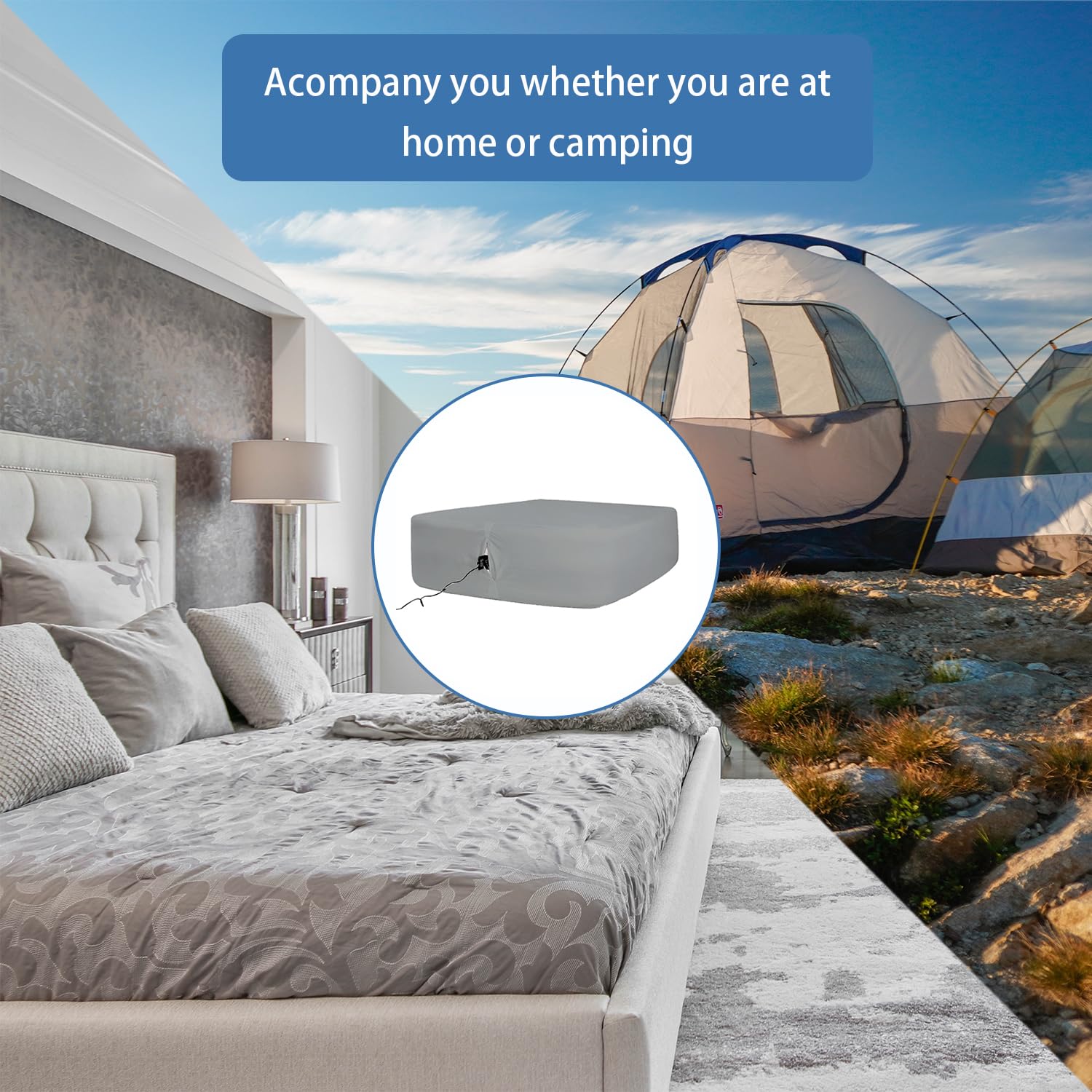 Premium Twin XL Air Mattress Sheets - Super Soft & Breathable Bedding with Deep Pocket (Fits up to 21