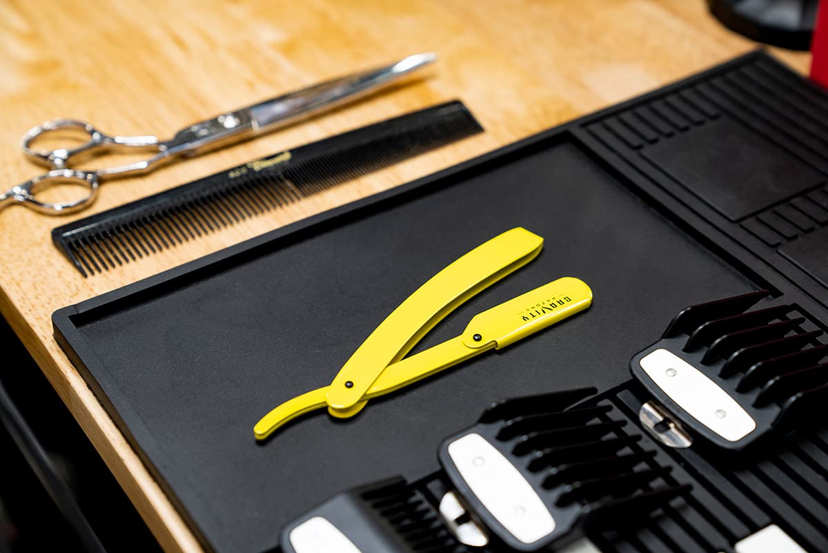 Professional Straight Razor Kit - Stainless Steel Barber Razor with 20 Premium Gravity Blades (The OG, Panthera) for Men's Grooming, Shaving & Beard Care - Perfect for Barbershops, Home Use & Gift Giving