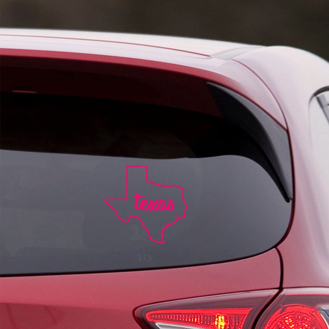 Premium Texas State Map Vinyl Decal Stickers (Set of 2) - Waterproof, Durable for Laptop, Phone, Helmet, Car, Mug & Wall Decor - Perfect for Home, Office & Travel Enthusiasts