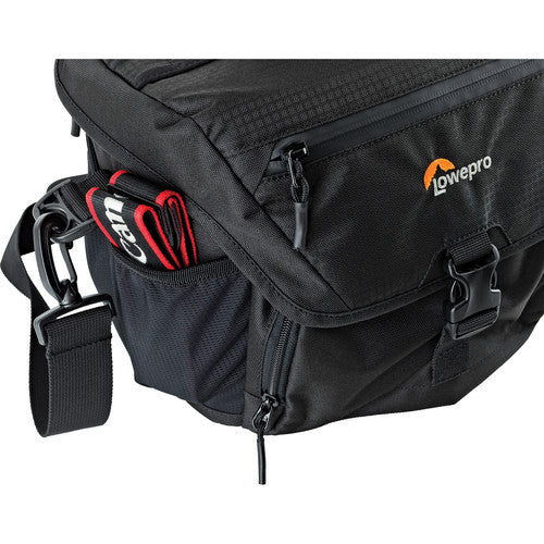 Lowepro Nova 180 AW II Camera Shoulder Bag - Waterproof DSLR/SLR Camera Case with All-Weather Cover - Perfect for Travel, Photography & Outdoor Adventures (Black)
