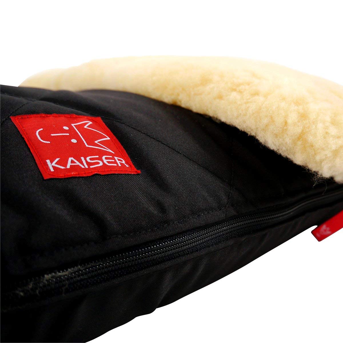 Natura Premium Baby Footmuff - Soft & Warm Winter Stroller Blanket (Black) for Cozy Outdoor Walks & Stroller Rides
