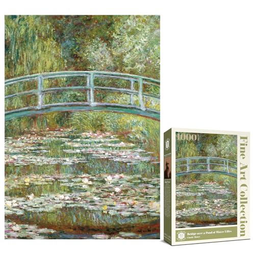 Bridge Over a Pond of Water Lilies