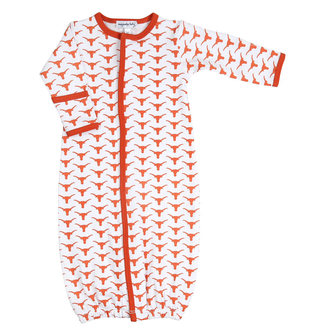 Hook 'Em Print Converter Gown - Comfortable & Stylish Nursing Dress for Moms - Perfect for Breastfeeding, Maternity Wear, and Postpartum Recovery